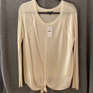 Splendid lightweight cream sweater